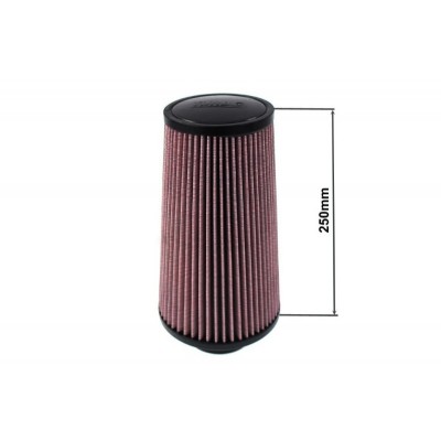 Kūginis oro filtras TURBOWORKS H: 250 mm DIA: 80-89 mm violetinė